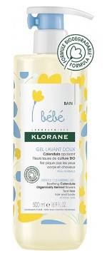 Klorane Bebe Gentle Cleansing Gel, 500ml, .